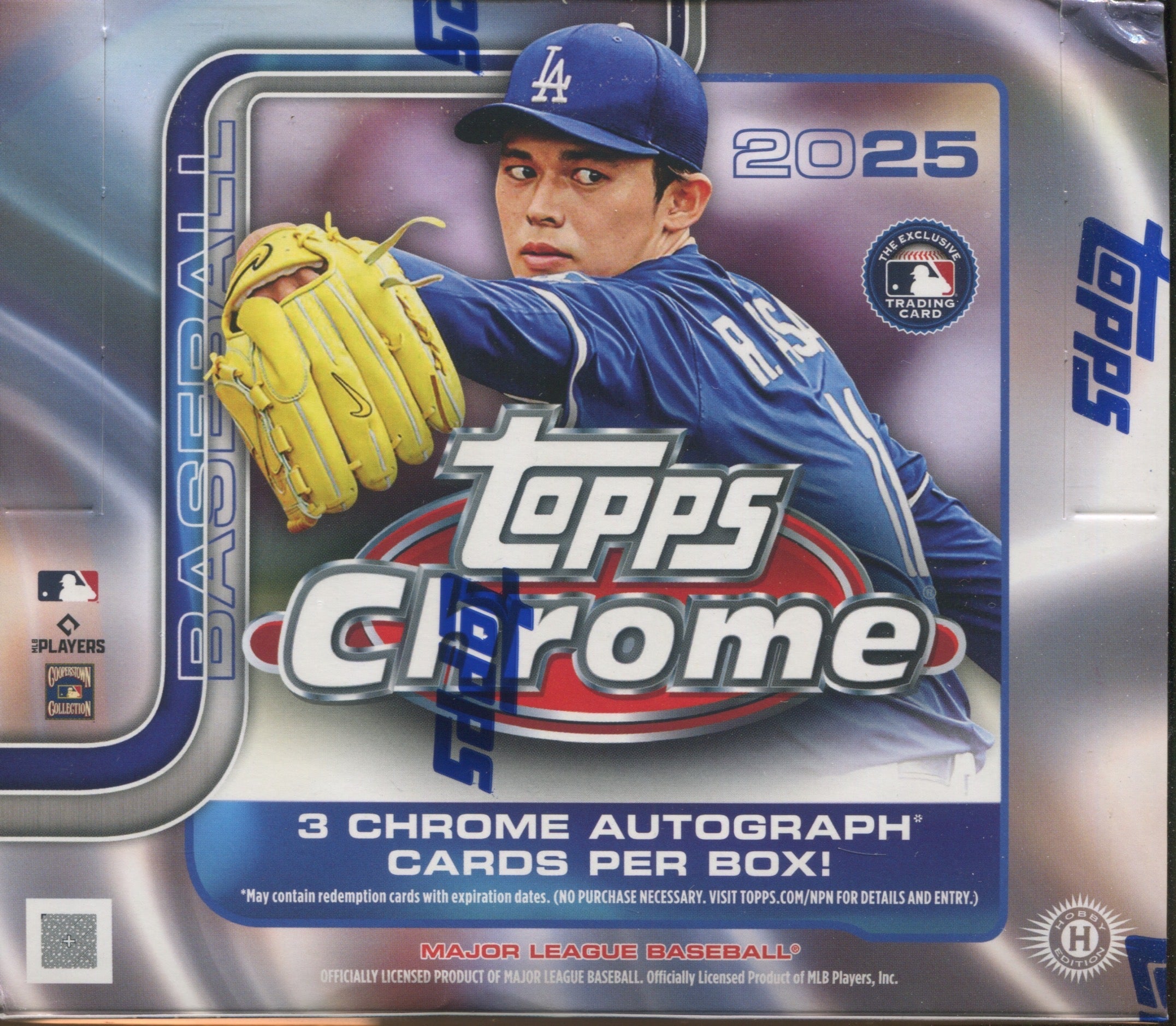 Topps Chrome Baseball 2025 Jumbo Box