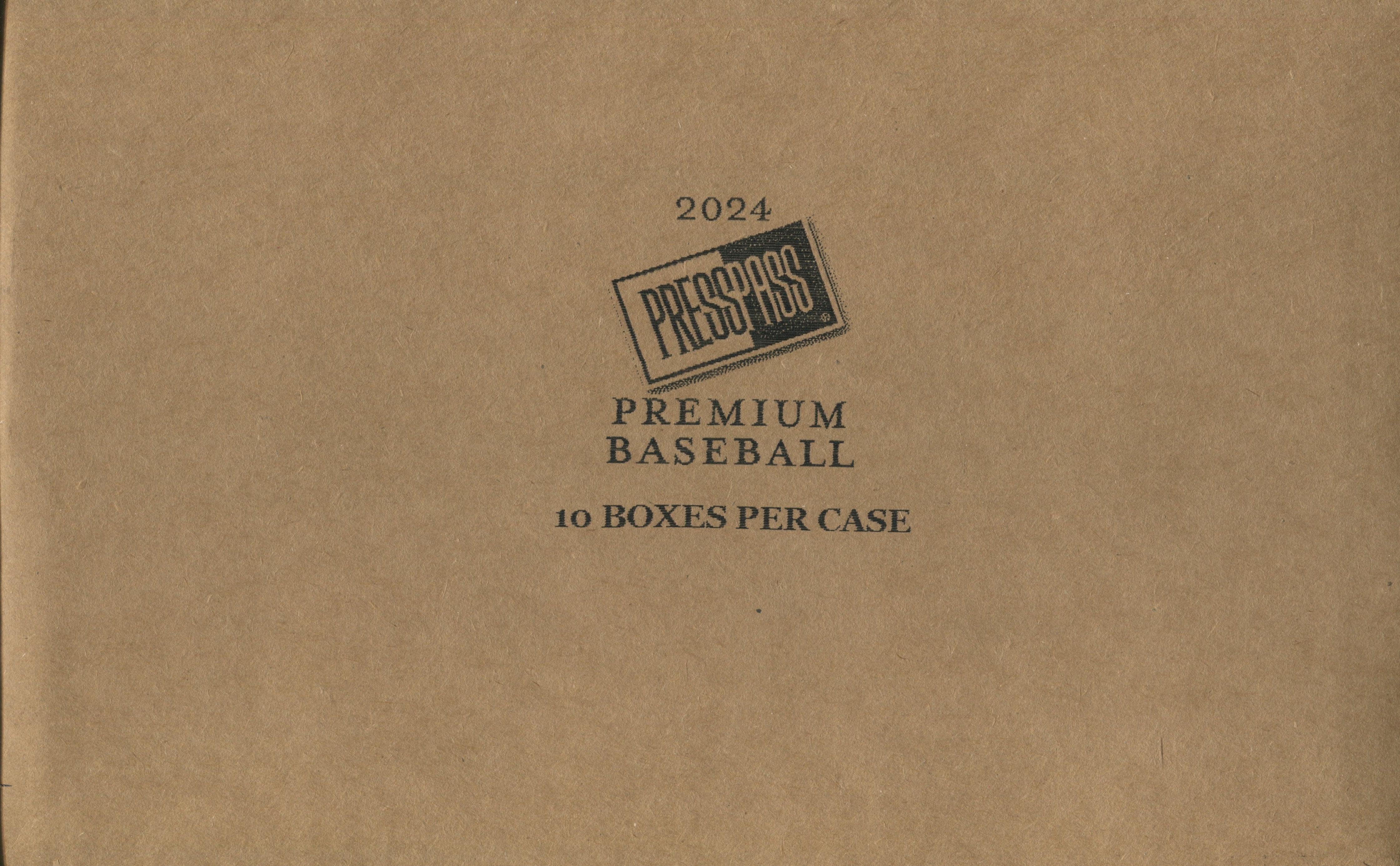 Press Pass Premium Baseball 2024 Hobby 10-Box Case