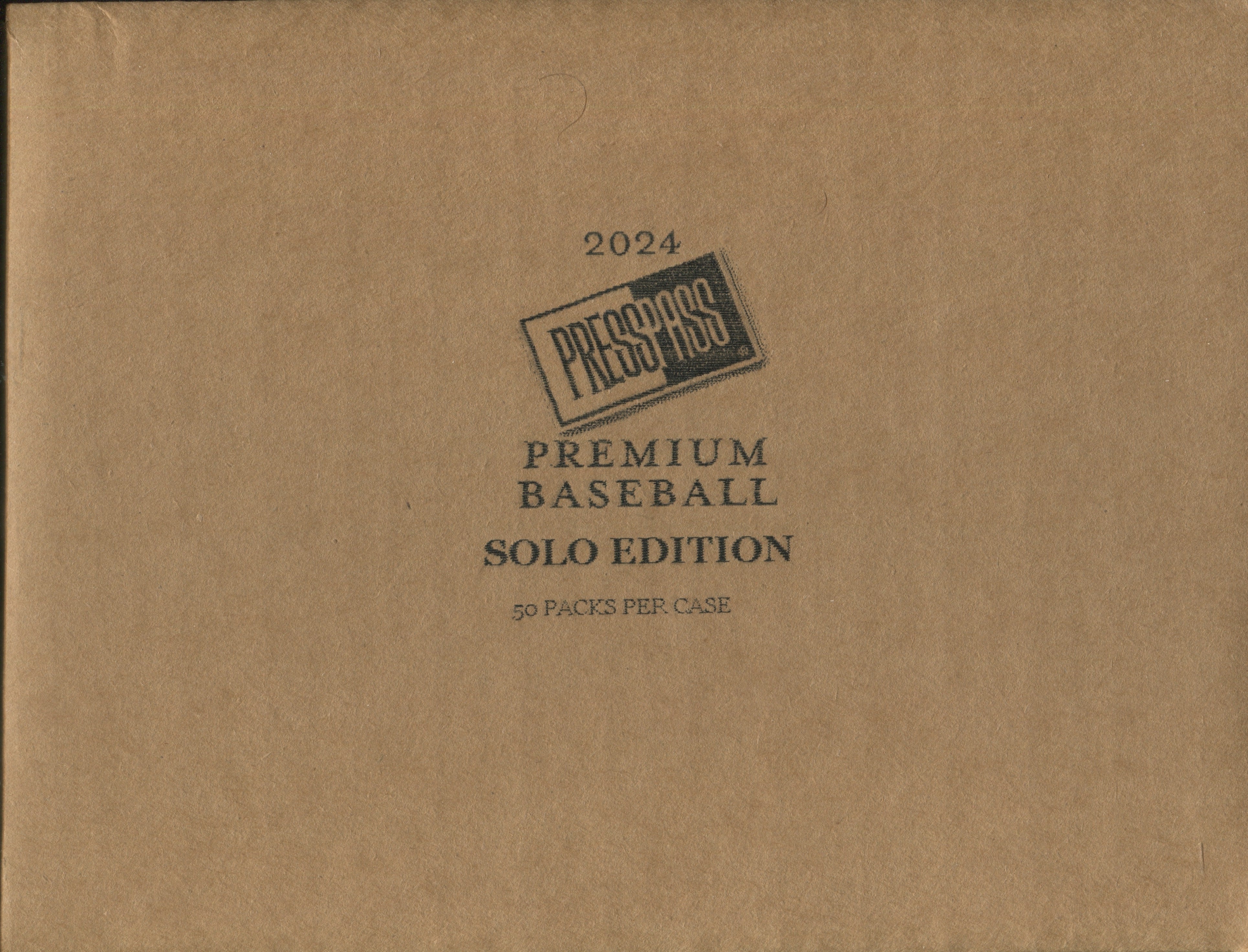 Press Pass Premium Baseball 2024 Solo Plus 50-Pack Case