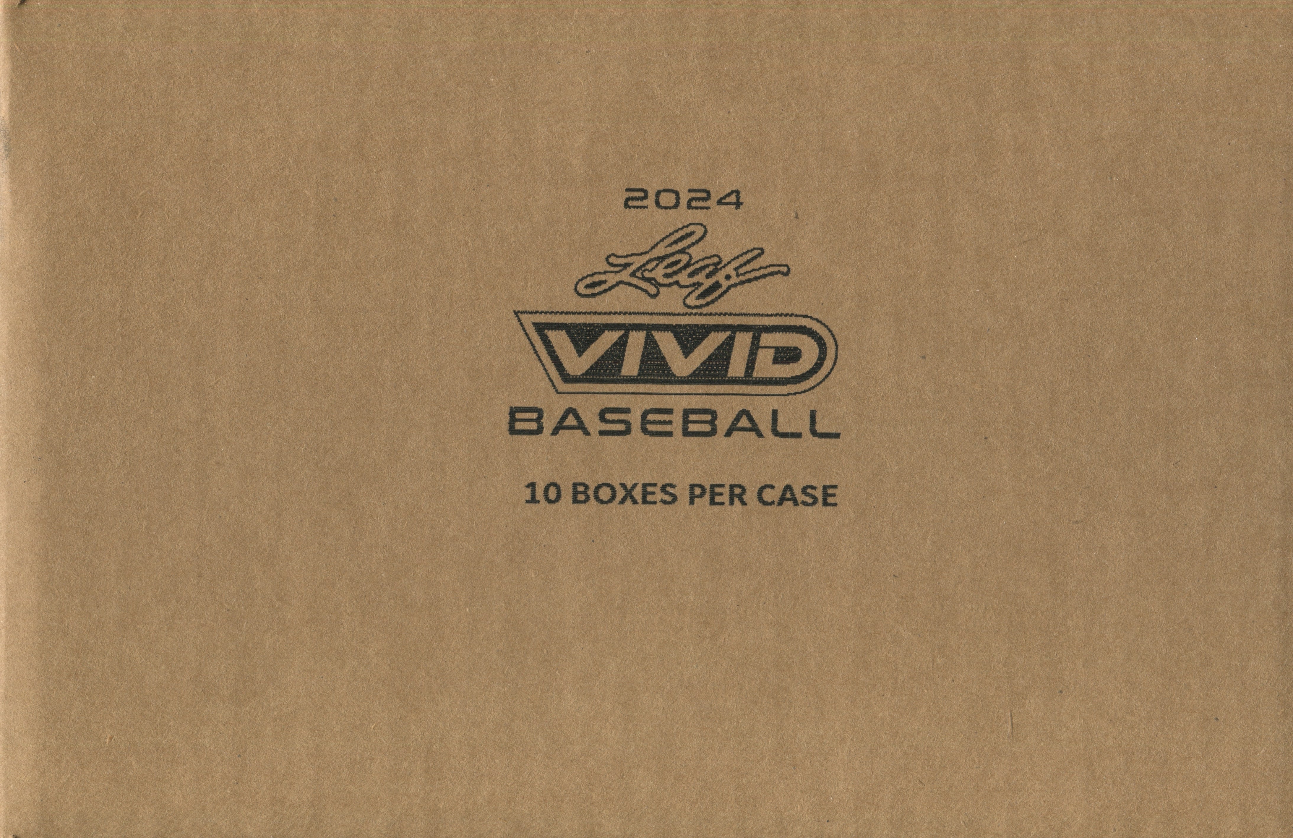 Leaf Vivid Baseball Hobby 10-Box Case - 2024 Trading Cards Booster Set