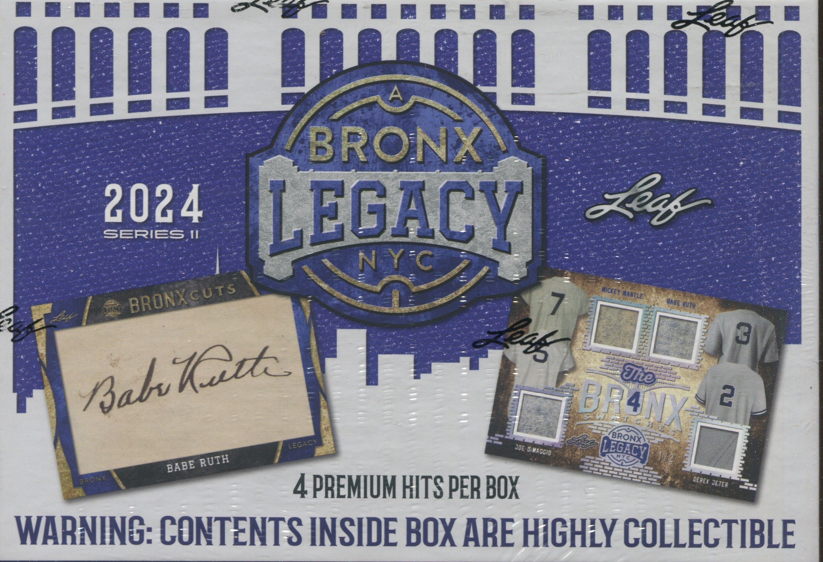 Leaf A Bronx Legacy Baseball Series 2 Hobby Box - 2024 Release