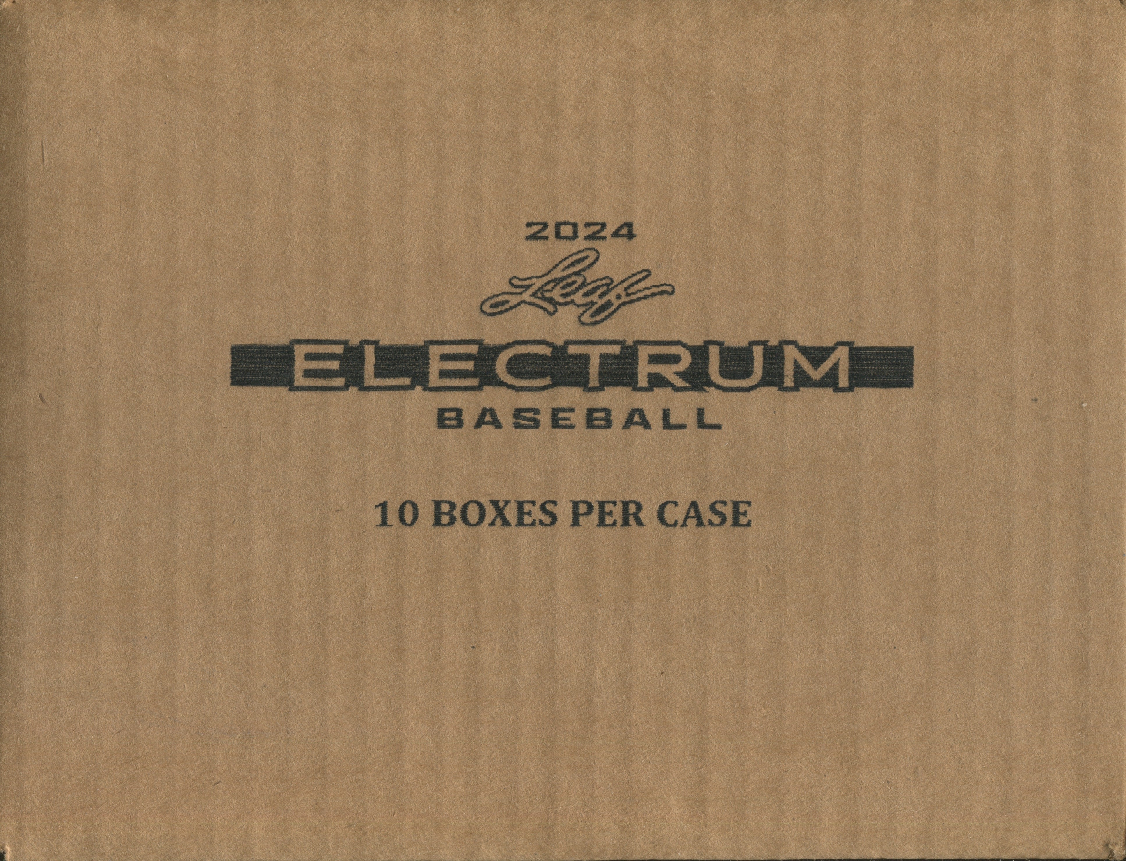 Leaf Electrum Baseball Hobby 10-Box Case - 2024 Trading Cards