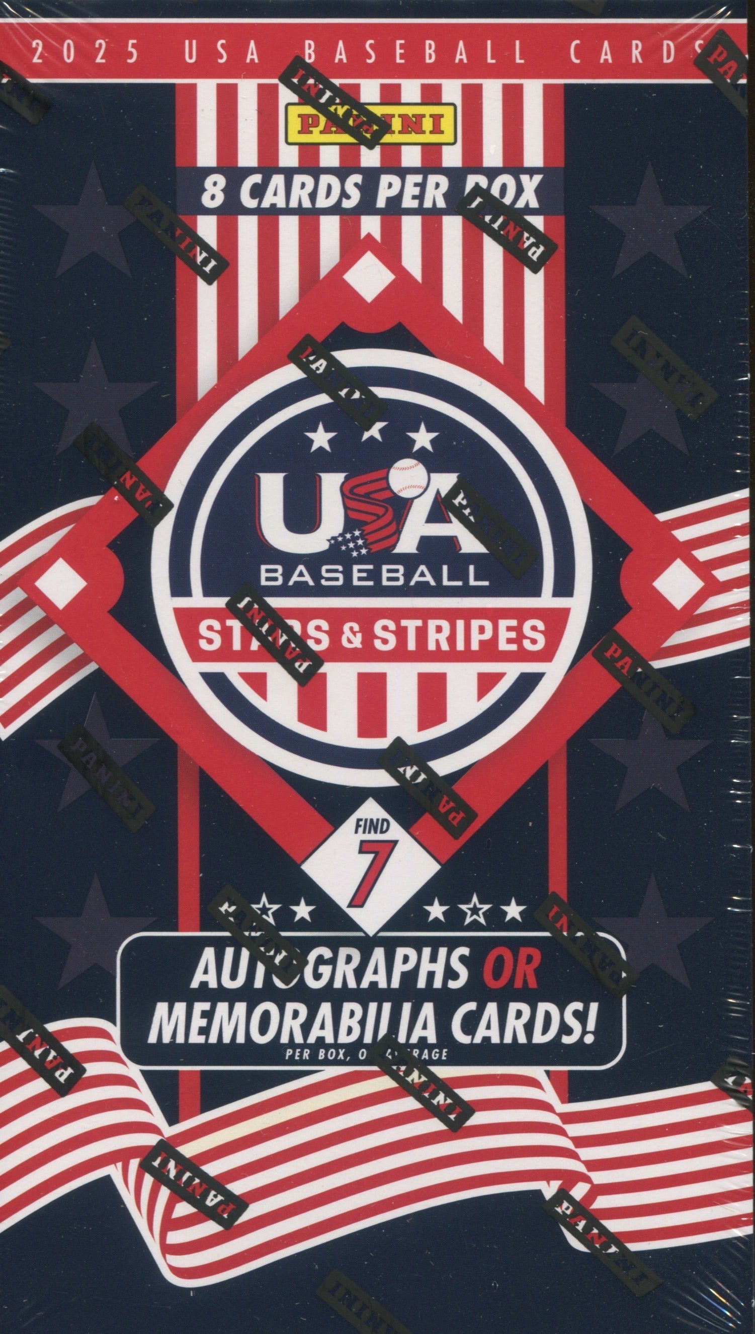 Panini 2025 Stars and Stripes USA Baseball Hobby Box