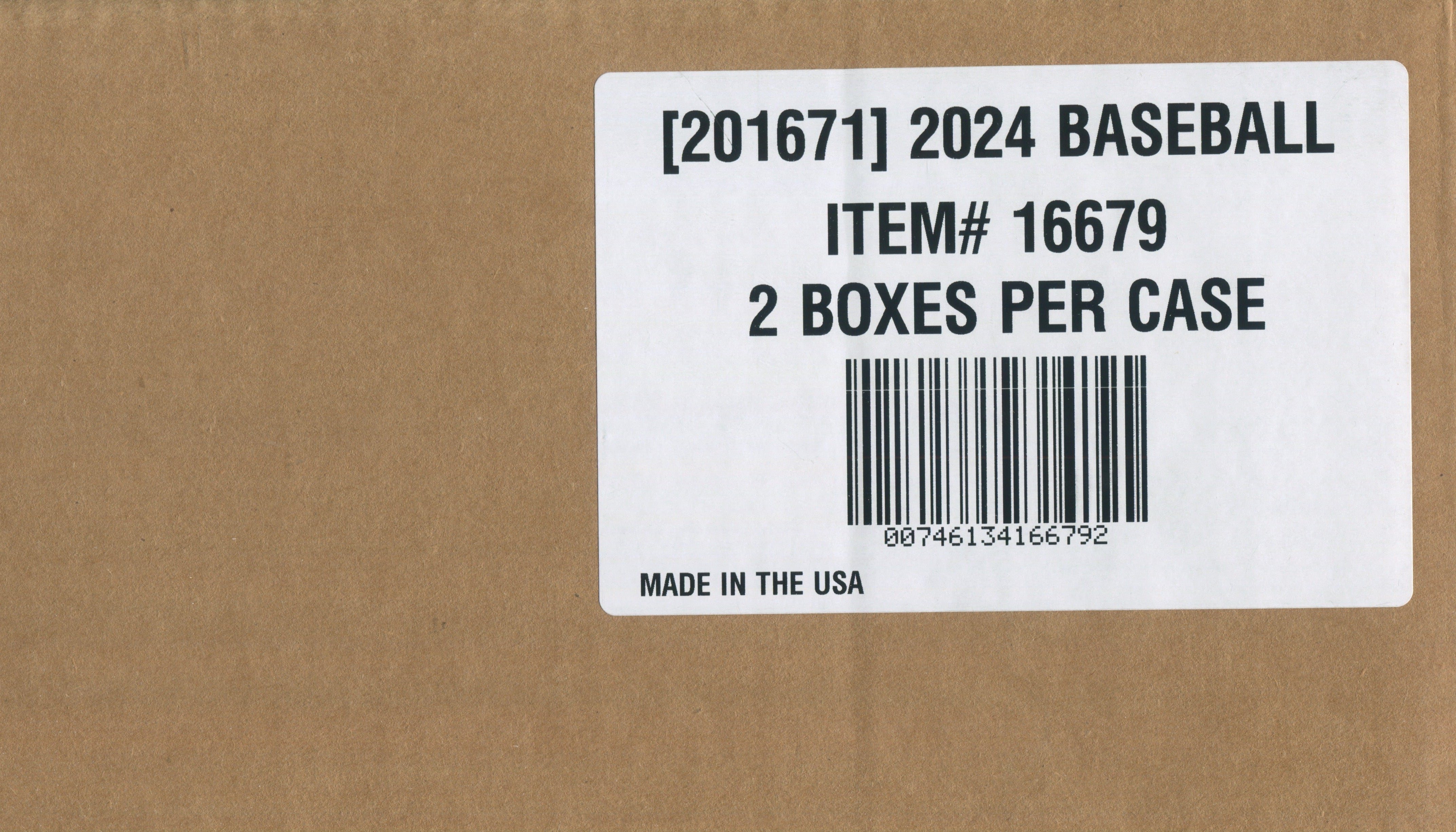 Panini Flawless Baseball Hobby 2024 - 2 Box Case