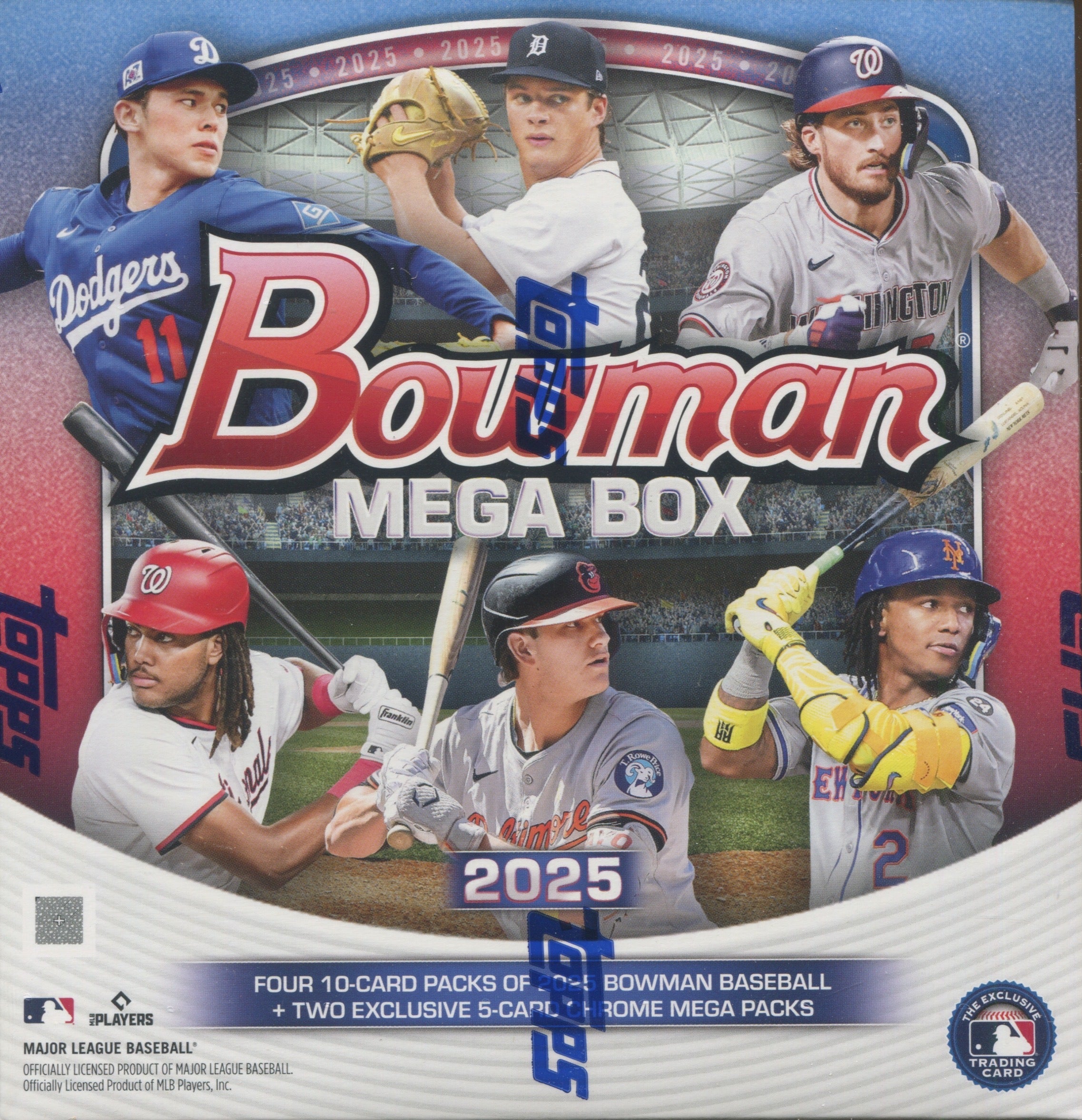 Bowman 2025 Baseball Mega Box - Trading Card Set