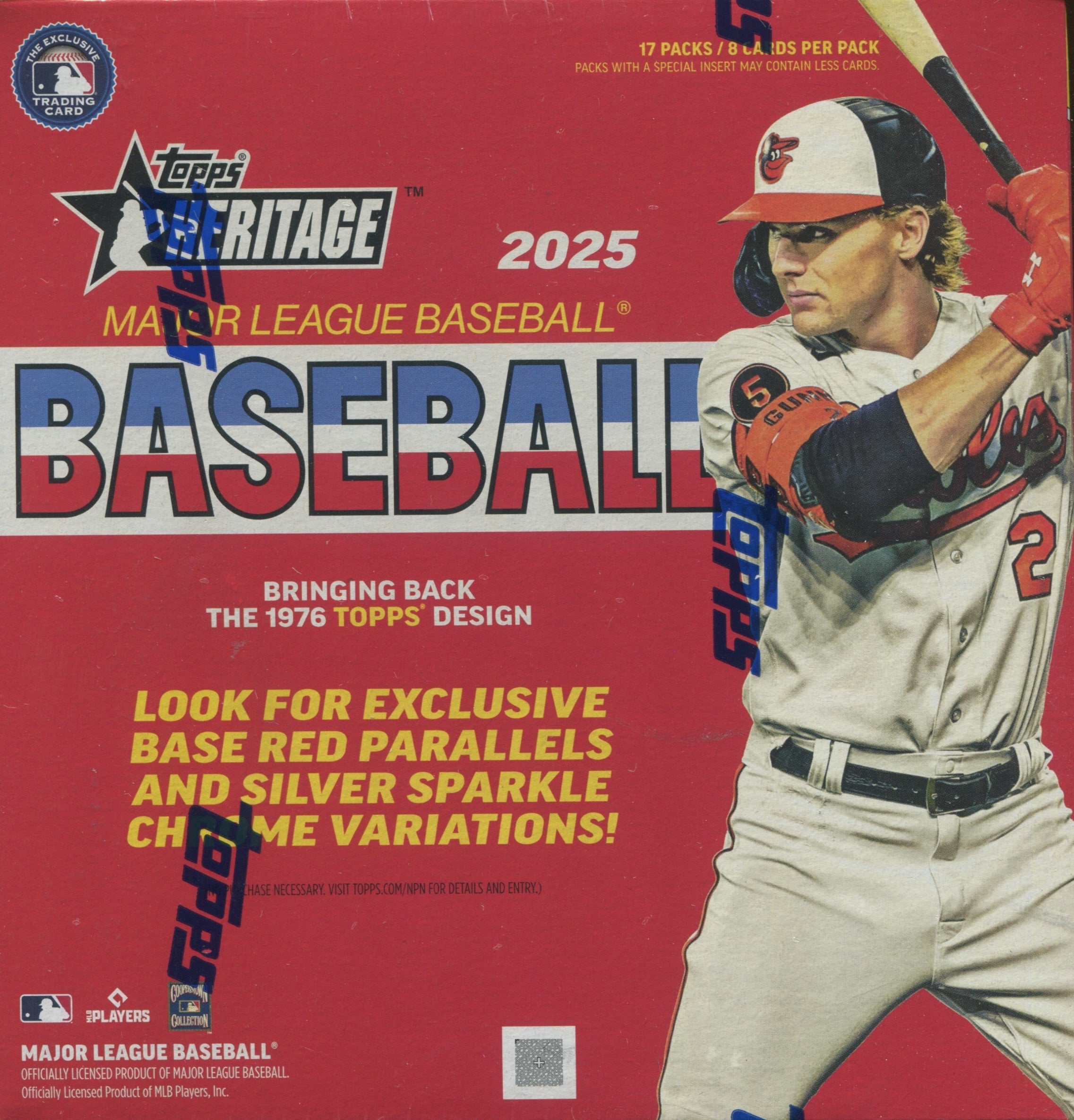 Topps Heritage Baseball 2025 Mega Box Trading Cards