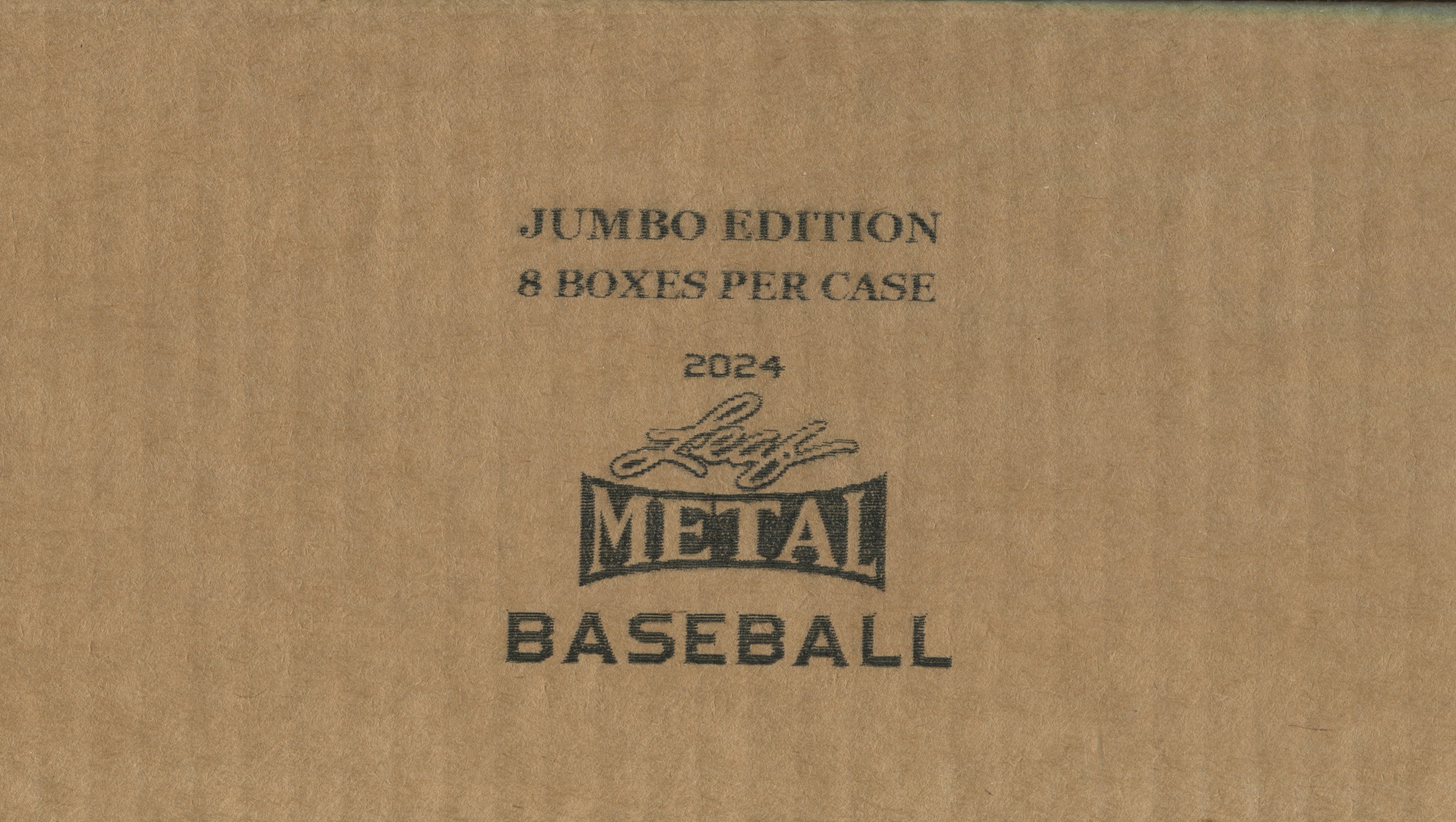 Leaf Metal Baseball 2024 Jumbo 8-Box Case