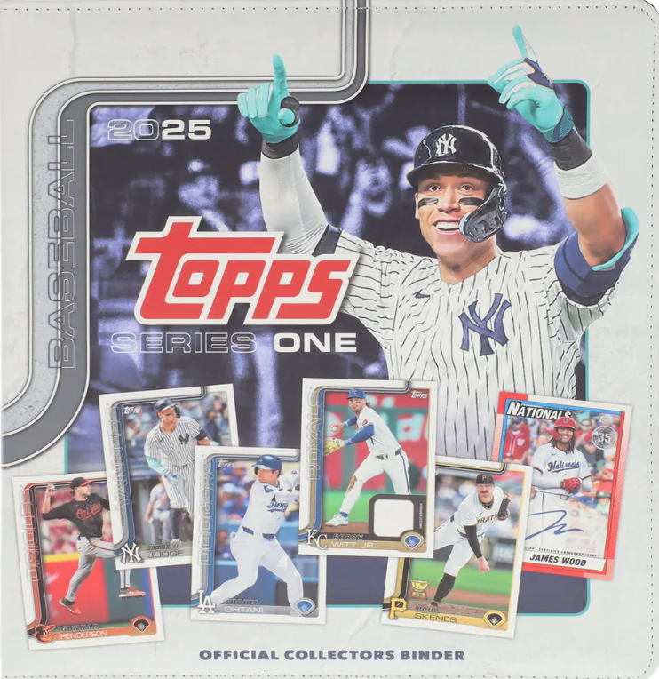 Topps 2025 Series 1 Baseball Collectors Binder