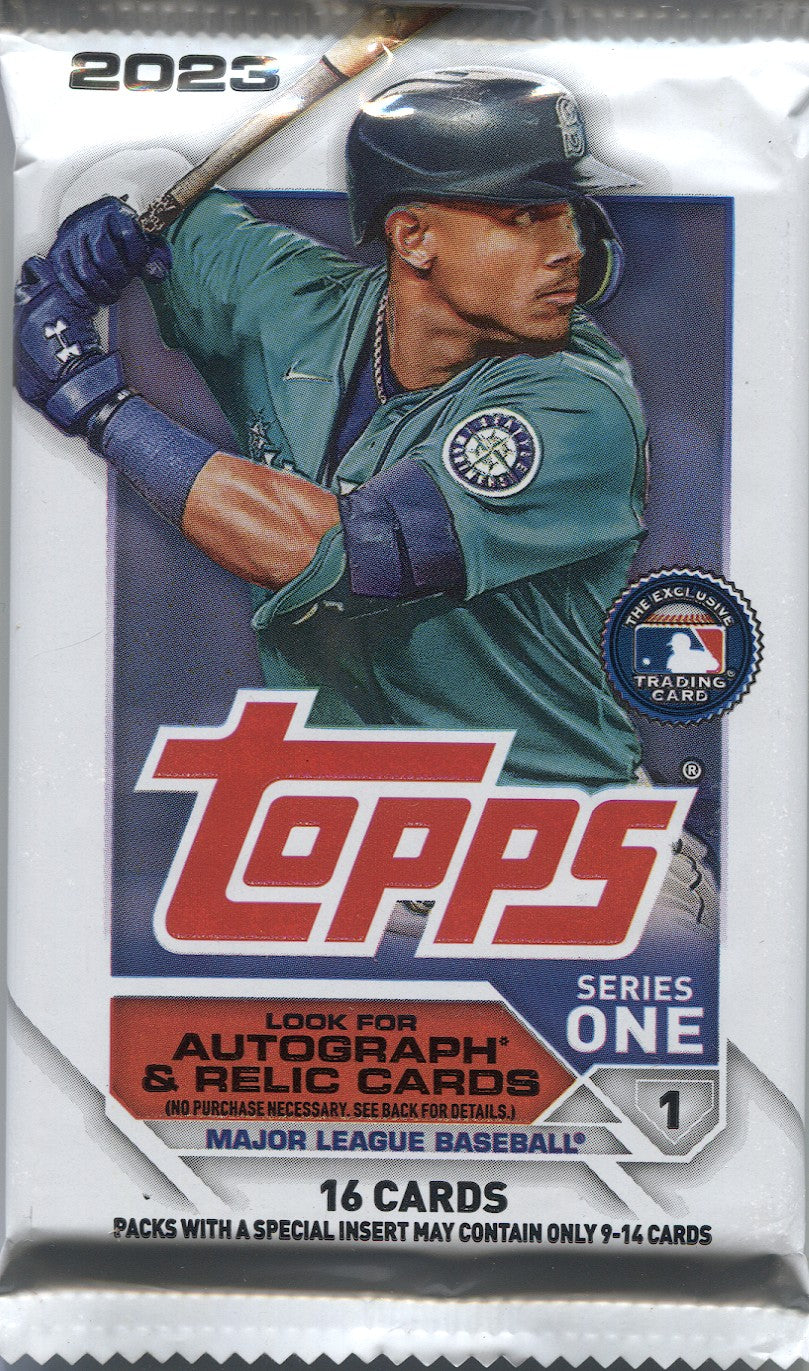 Topps 2023 Series 1 Baseball Retail Pack (Not Hanging)