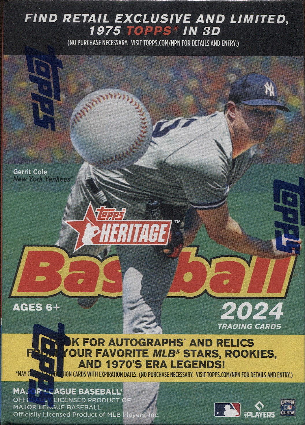 Topps Heritage Baseball 2024 Blaster Box