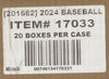 Panini Stars & Stripes USA Baseball H2 2024 - 20 Box Case